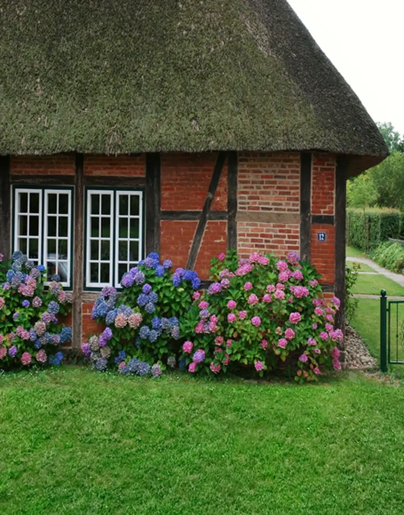 

5x7ft Flowers Lawn House Photography Backdrops Photo Props Studio Background