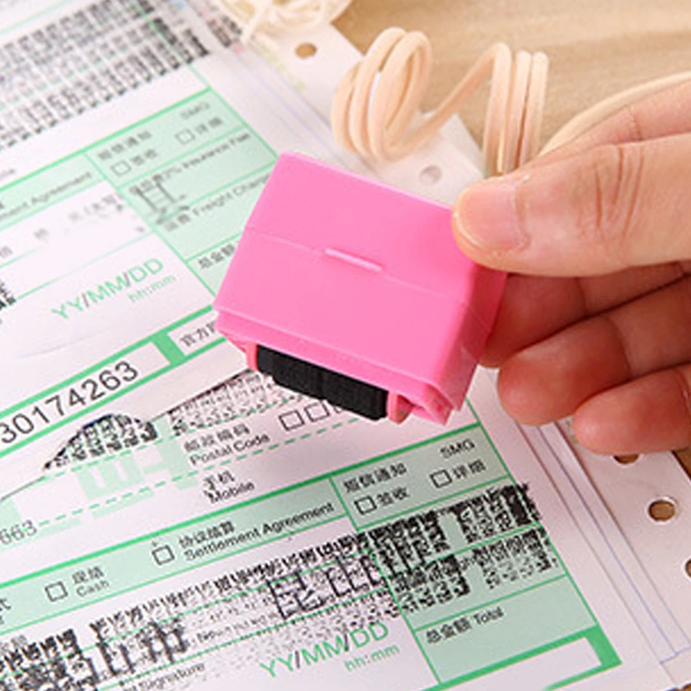 3 6 см x 2 пачкающий код ID мини ролик штамп самостоятельная защита