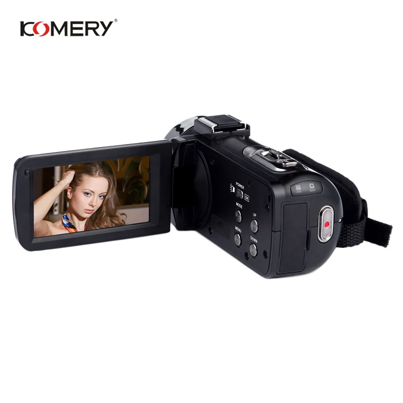 KOMERY Z9 видеокамера 16X цифровая камера Поддержка Nightshot и wifi 3,0 дюймов сенсорный экран 1080P HD видеокамера