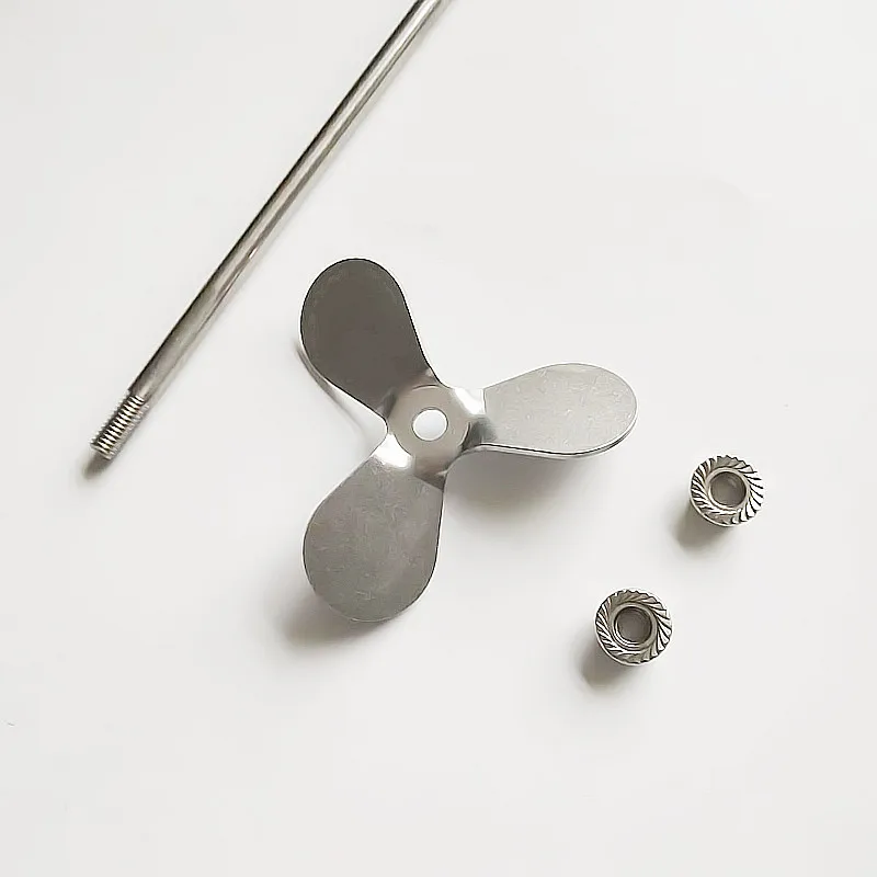 1pcs lab stainless steel DIA40mm to 120mm three blade propeller three-leaf paddle for lab stirrer m