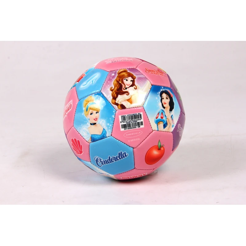 DISNEY size 2# Colorful Mermaid Princess Girls toy Soccer ball Cartoon PVC Outdoor funny family Playing Football ball for Kids