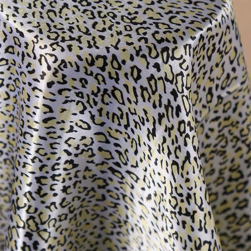 Полиэфирная Полихромная леопардовая печать, не эластичная печатная ткань для обуви, шапка для обертывания, полотенце, подкладка, ткань для сценической одежды - Цвет: 9