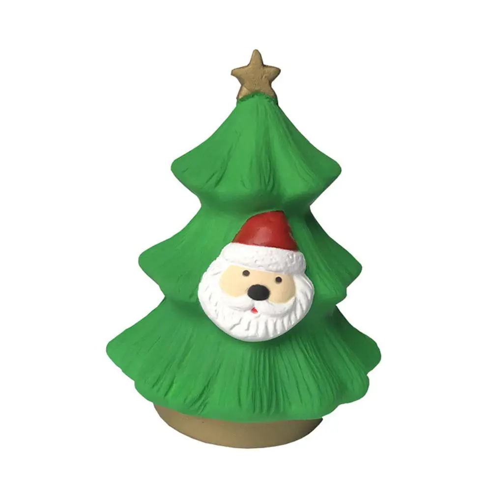 Забавный Squishy в форме рождественской ёлки Squeeze Игрушка снятие стресса кляп игрушка для розыгрыша для домашнего декора подарок для детей