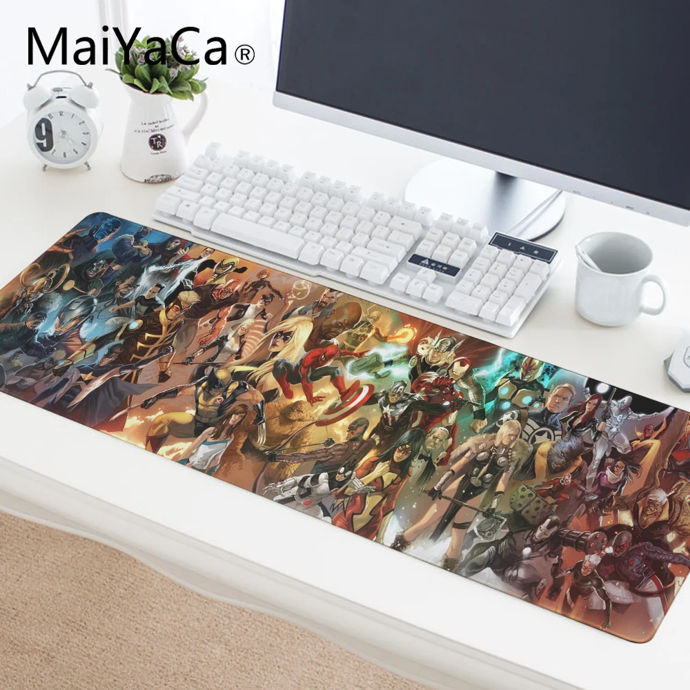 

MaiYaCa Original Design Computer Speed Mouse Pads Wolverine With Storm Gaming Mouse Pad Rubber Gamer Soft Comfort Mouse Mat