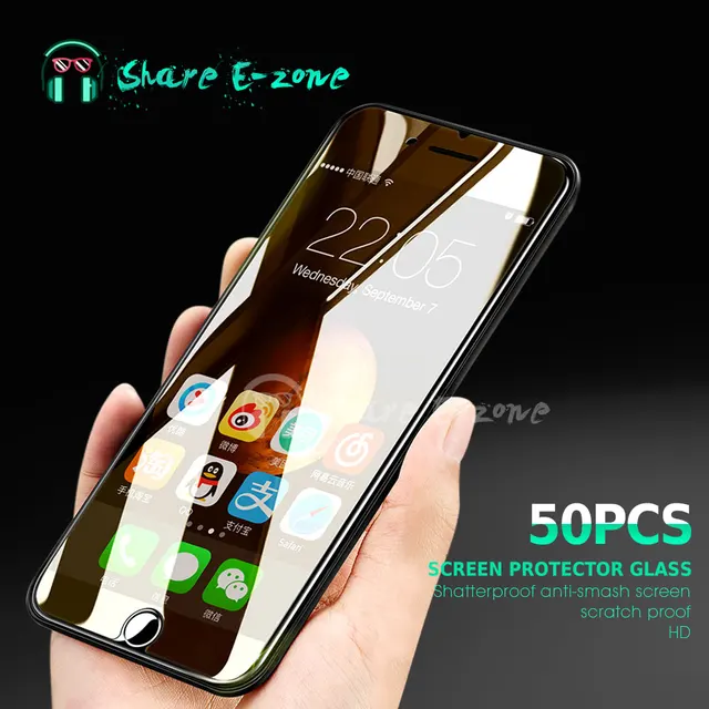 Best Offers 50Pcs Shareezone Tempered Glass Screen Protector for Apple iphone 4s 5 5s 6 6s 7 plus Premium protective film pelicula de vidro Best Offers 50Pcs Shareezone Tempered Glass Screen Protector for Apple iphone 4s 5 5s 6 6s 7 plus Premium protective film pelicula de vidro