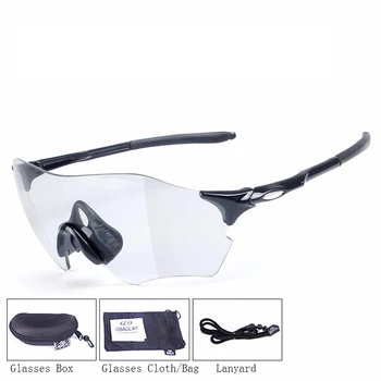 

Cycling Polarized Glasses Eyewear Unisex PC Lens Anti-UV Eyes Protection Outdoor Sport Sunglasses Cycling Color-Changing Glasses