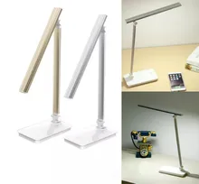 USB Dimmable Eye Care Reading Lamp Folding Touch Sensor LED Desk Table Light folding book light rechargeable led desk lamp portable dimmable study table bed reading aluminum alloy touch sensor roll over