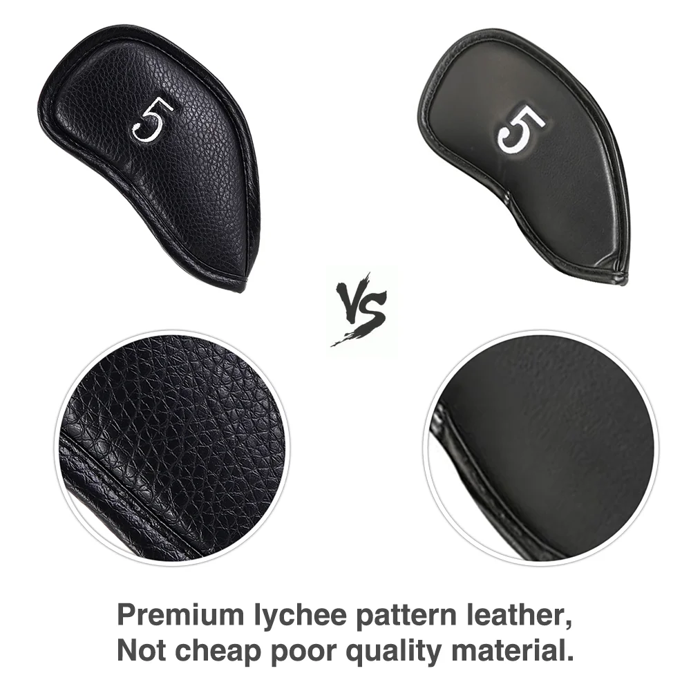 Мастер Гольф Железная Голова Обложки клинья Headcovers пронумерованные 3 4 5 6 7 8 9 Aw Sw Pw Lw