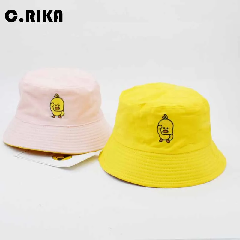 bucket hat with ducks