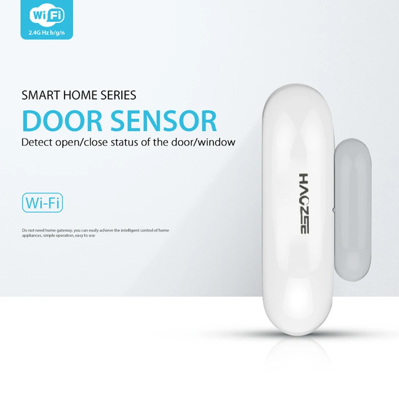CHOIFOO NAS DS01W Wifi дверной оконный датчик работает с Amazon Alexa Goole Assistant IFTTT не требуется