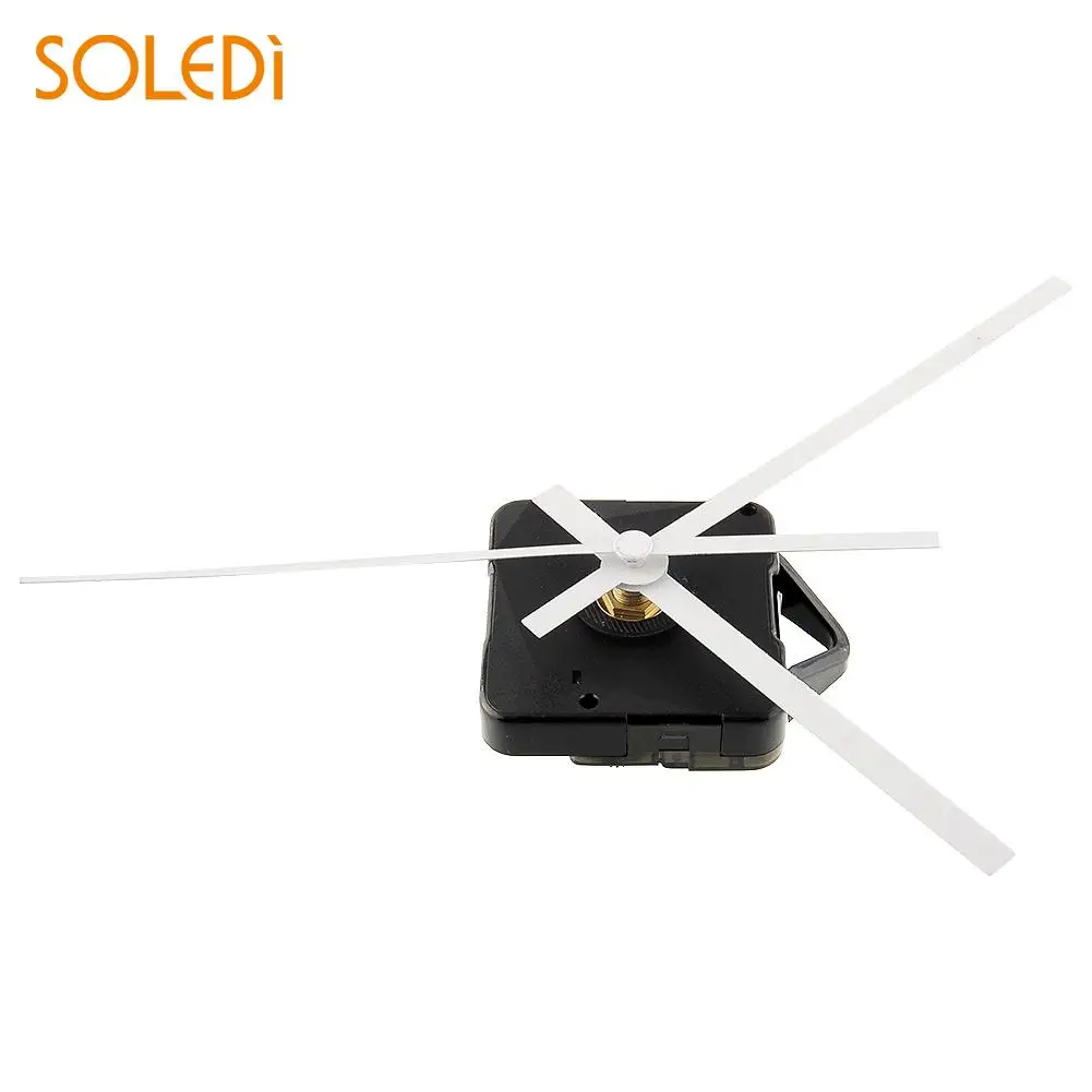 

1 Set Silent large wall Clock Quartz Movement Mechanism Repair Kit White Long Shaft Tool Set With Hook Saat DIY Clock