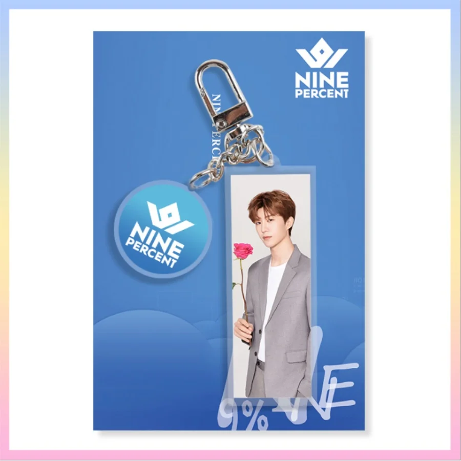 Cpop Nine Percent акриловый брелок держатель Idol производитель вентилятор Chengcheng You Zhangjing модная сумка Подвеска Шарм