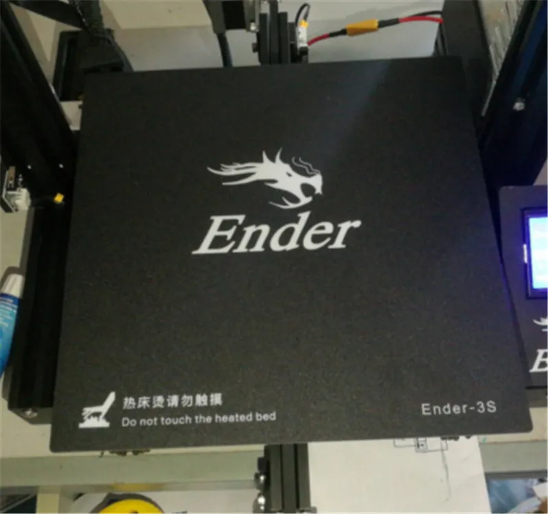 

1 шт. 235x235 мм черный с подогревом кровать для Creality ENDER-3S 3d принтеры стикеры построить простыни сборки пластины клейкие ленты 3 м бэк