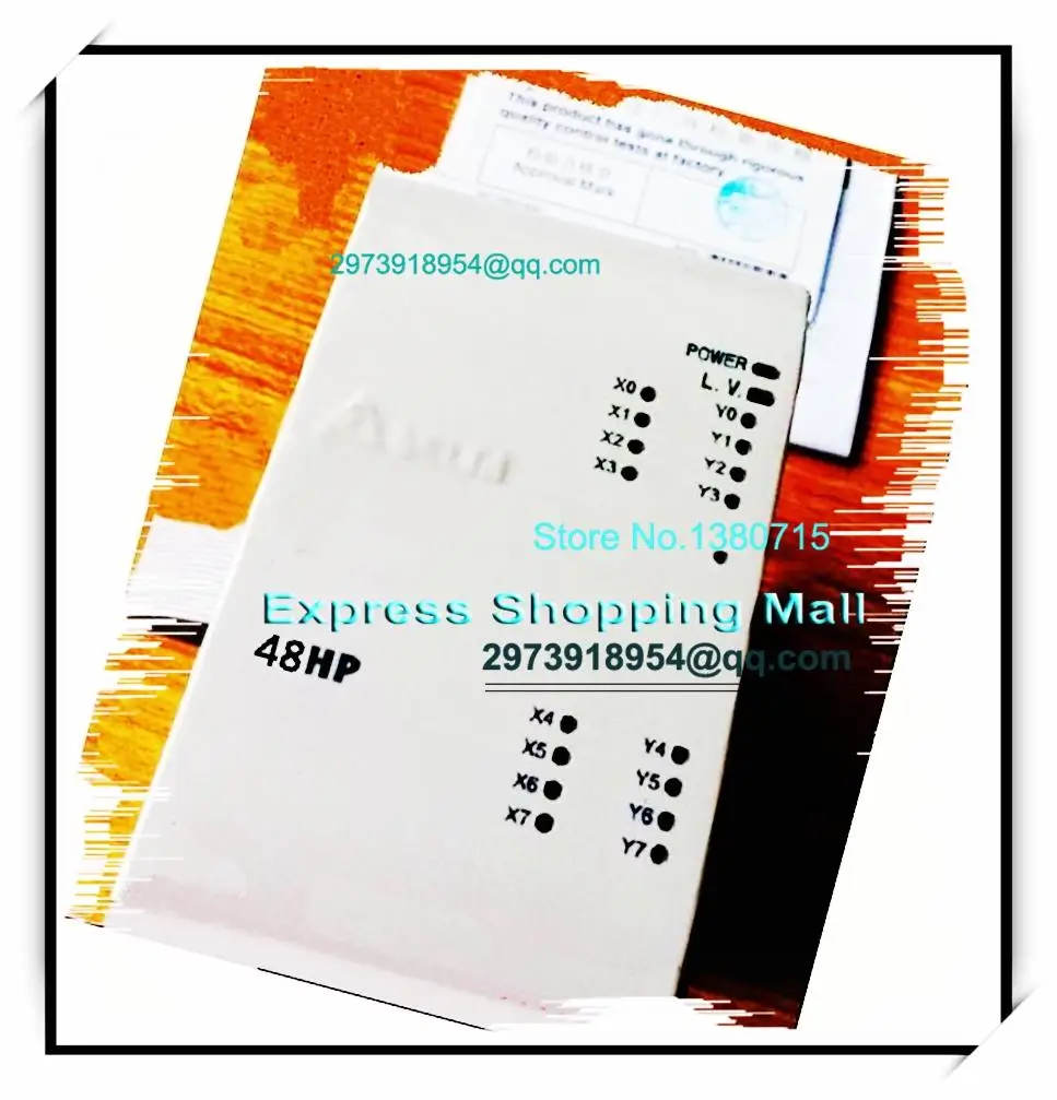 New Original DVP48HP00T Delta PLC Digital module EH2 series 100-240VAC 24DI 24DO Transistor output new original dvp08xn11t delta plc 8do transistor output digital module