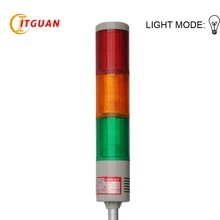 LTA-205 DC12V/24VAC220V 3 Layer Bulb Warning Lamp Alarm Indicator Lights Industrial Emergency Strobe Light Beacon Tower Signal LTA-205 DC12V/24VAC220V 3 Layer Bulb Warning Lamp Alarm Indicator Lights Industrial Emergency Strobe Light Beacon Tower Signal