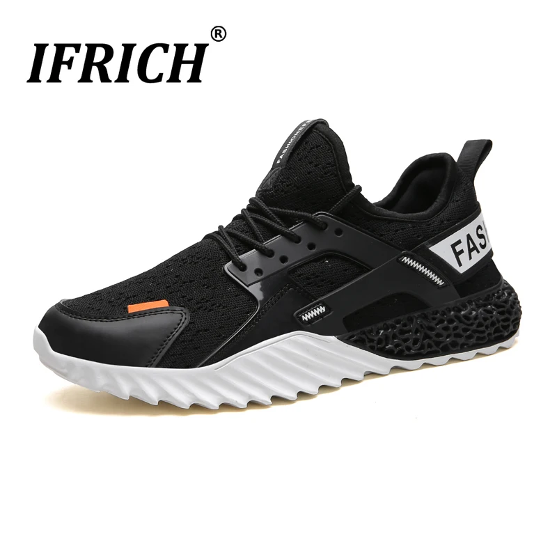 

Running Shoes for Male Ifrich Spring/Summer Height Increasing Sneakers Damping Low Top Mesh Breathable Sport Trainers