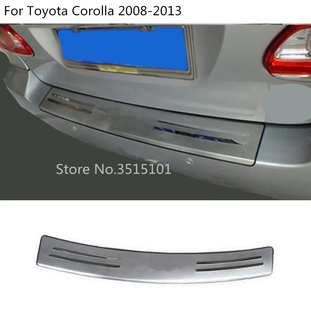 Автомобиль внешний Задний бампер протектор багажник Накладка на порог 1 шт. для Toyota Corolla Altis 2008 2009 2011 2012 2013 2010