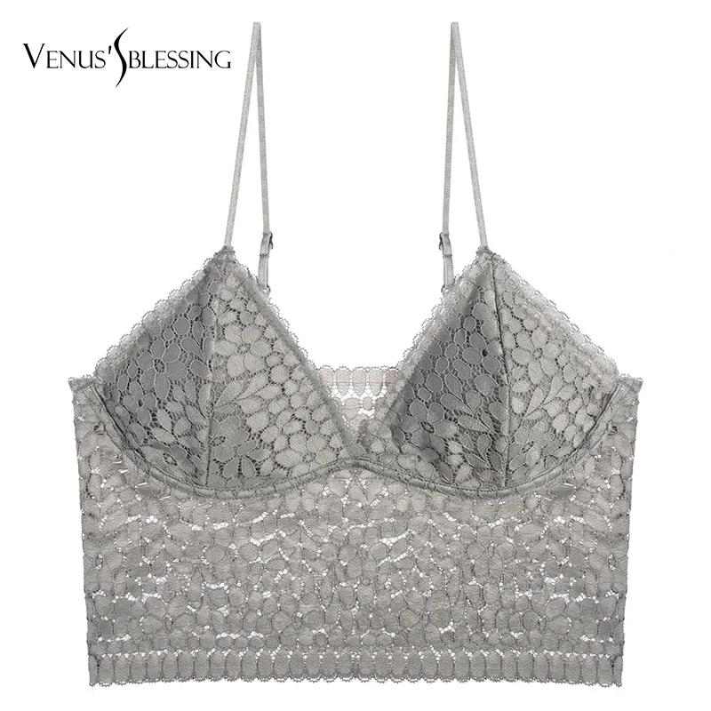 Free shipping Fashion Women Bralette Thin Bra Female Tops Lace Chest Shirt Top Sexy New Underwear Bras For Women BH