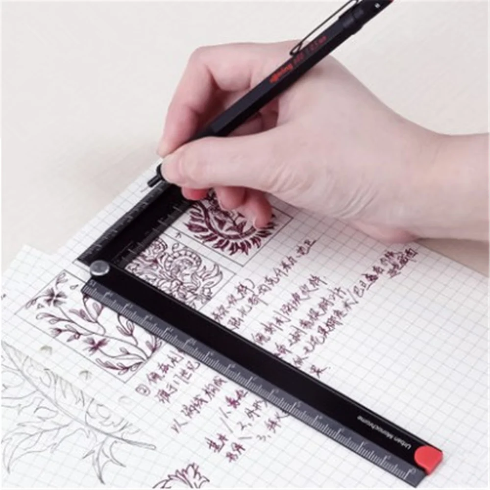 High quality folding ruler Office and school supplies Aluminum alloy