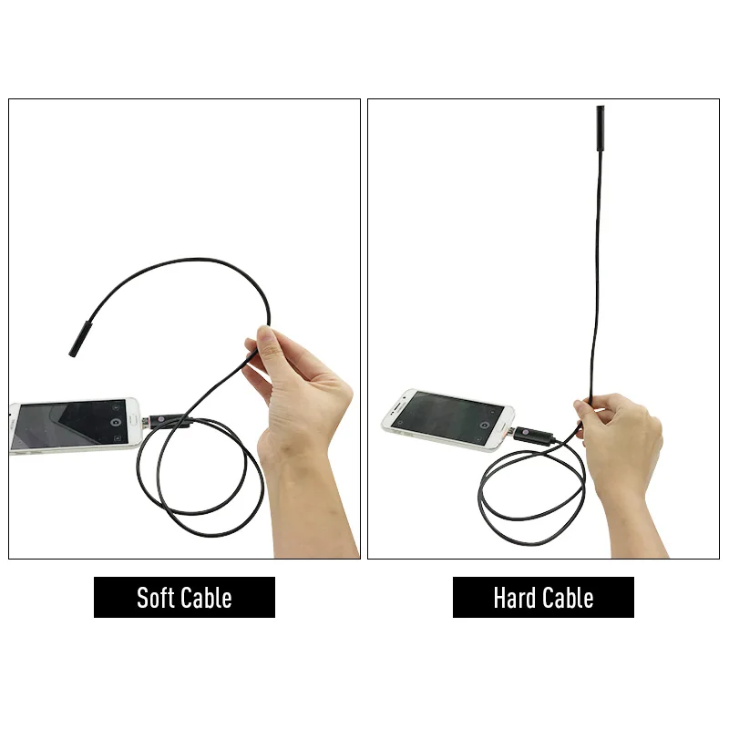 AN99 2в1 эндоскоп камера OTG Micro usb змея 8 мм мини водонепроницаемый осмотр бороскоп