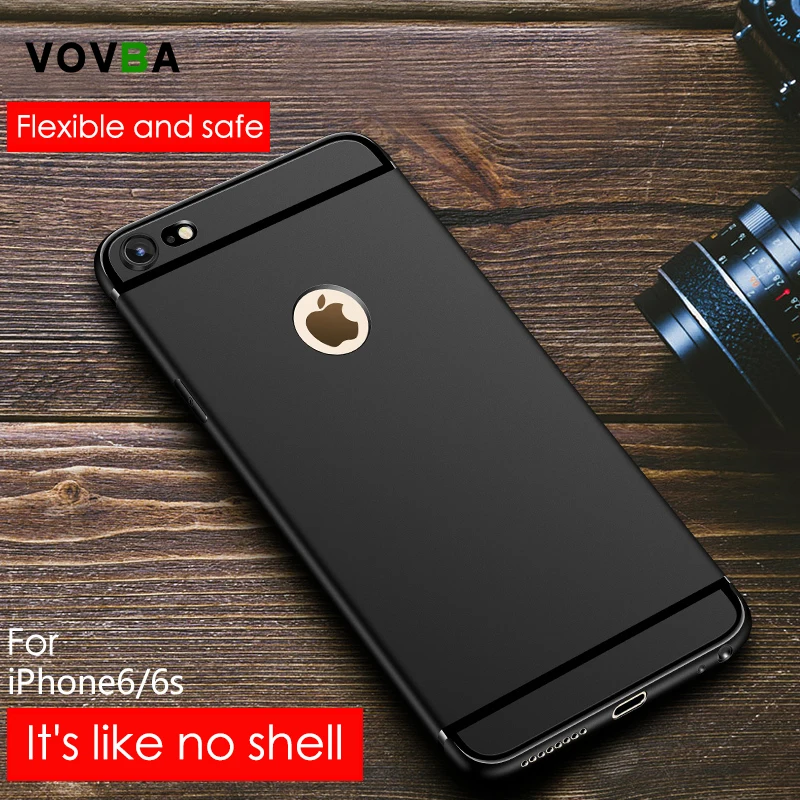 

VOVTA Luxury Back Matte Soft Silicon Case for iPhone 6s Cases 6 Plus 5 5s Candy Full Cover For iPhone 7 Case Plus Phone Cases