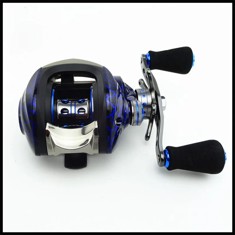 

Hot Weter Drop Wheels Fishing Line Carp Fishing Reel Left/Right Handle 15 Ball Bearing Speed Ratio 6.3:1 Sea Fishing Reels