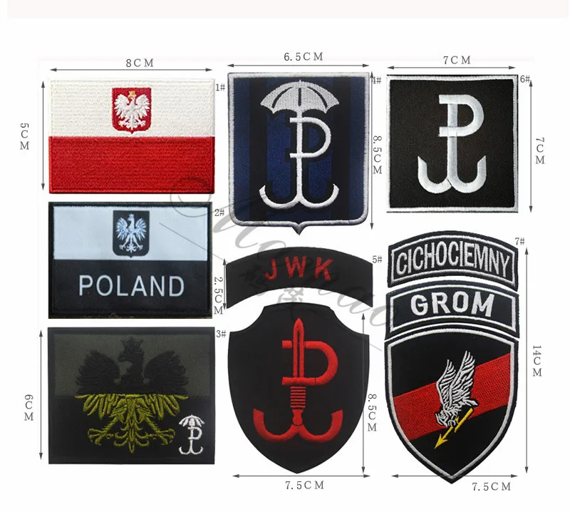 Спецназ гром спецназ польский спецназ гром блок щит tab нашивка значок армейский Военный польский эмблема нашивка для рюкзака