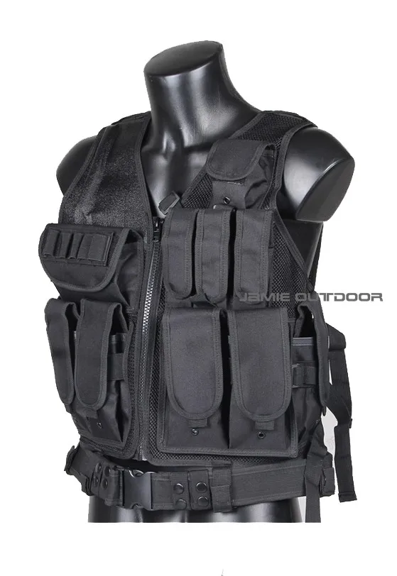 Black tan green woodland acu Military Tactical Vest Paintball Army Gear