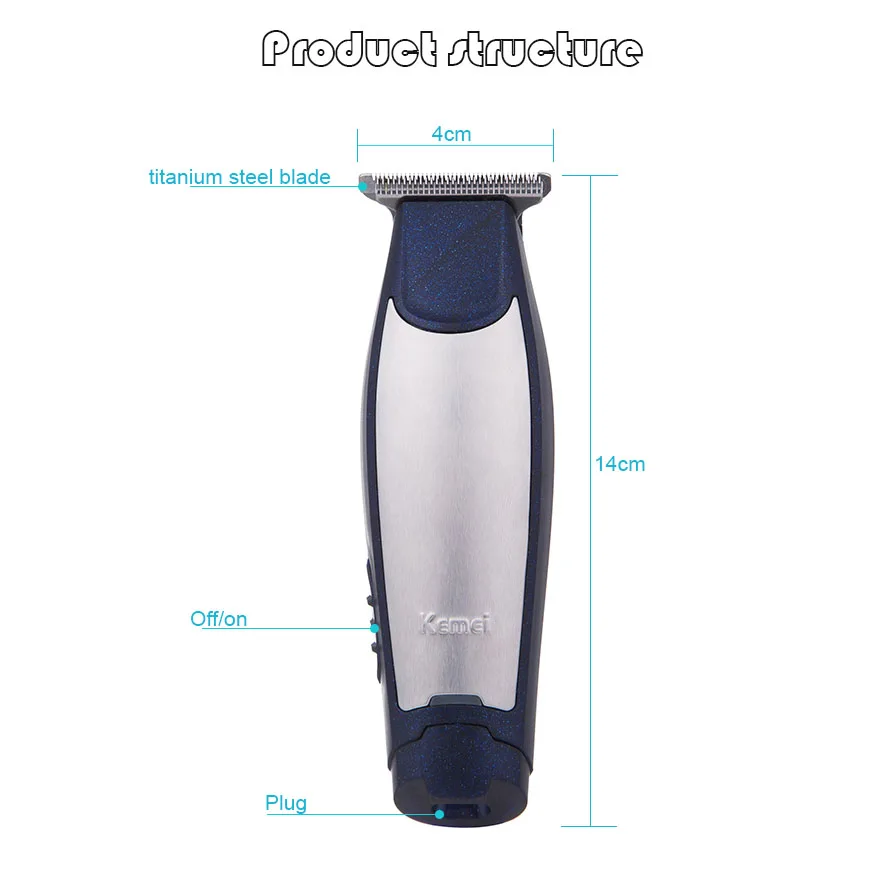Beard Hair Trimmer Electric Hair Clipper Rechargeable Razor Barber Cutting Shaving Machine for Man