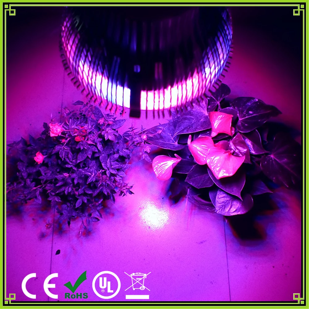1pcs Full Spectrum E27 54W Led Grow light 12Red 6Blue Indoor grow box Hydroponic Systems lamps