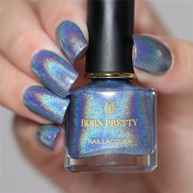 BORN PRETTY Holo flowresh серия лак для ногтей 6 мл Голографический лазерный лак для ногтей сияющий блеск лак для ногтей полуперманентное масло - Цвет: Hermes s Wing