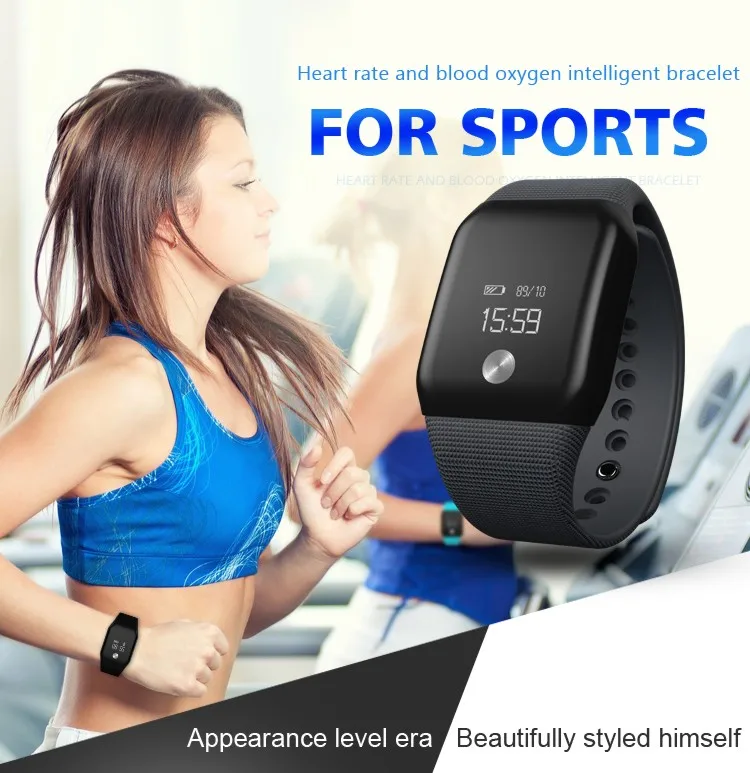 

A88 + Bluetooth Smart Watch 0.66'' OLED Waterproof Screen Health Smart Bracelet for iOS Smartwatch Health Bracelet