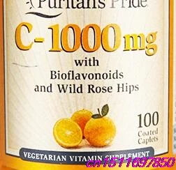 

Pride Vitamin C-1000 mg with Bioflavonoids&Rose Hips 1000 mg/100 bottle Potent antioxidant support & vitamins for immune support