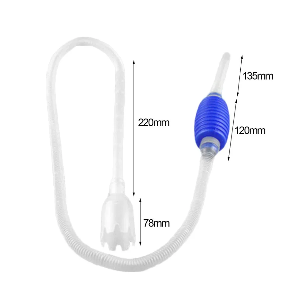 Аквариум вакуумный водный обмен гравий инструмент для очистки всасывающей трубы аквариумные аксессуары сифонный насос фильтр трубка