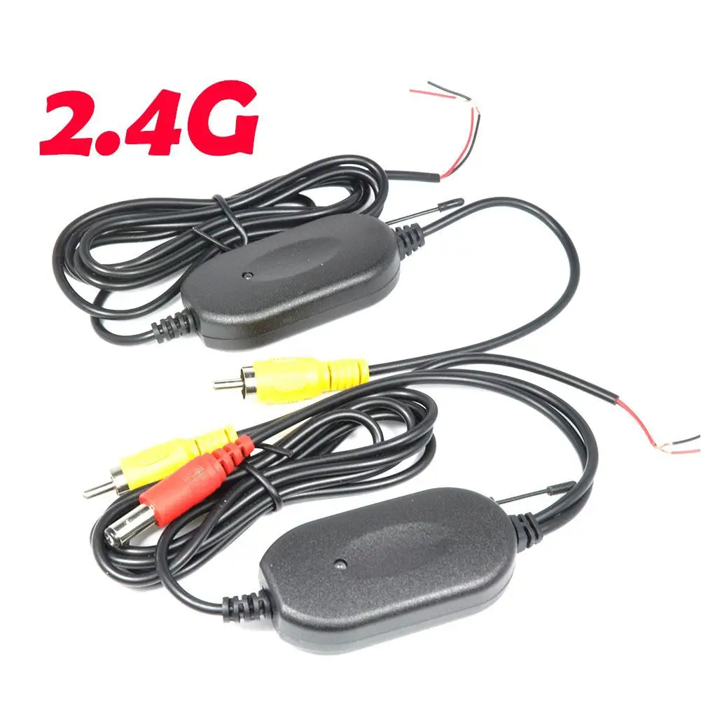 2.4ghz Wireless RCA Video Transmitter Receiver Kit for Car DVD Monitor
