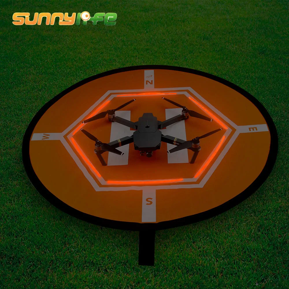 Парковочная площадка для дрона SUNNYLIFE D80cm светящаяся в темноте квадрокоптера DJI