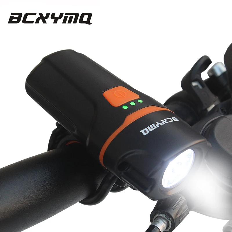 Sale BCXYMQ Bicycle Front USB Rechargeable Light Cycling Flashlight Waterproof Headlight  Bike Light Accessories 6 Modes 0