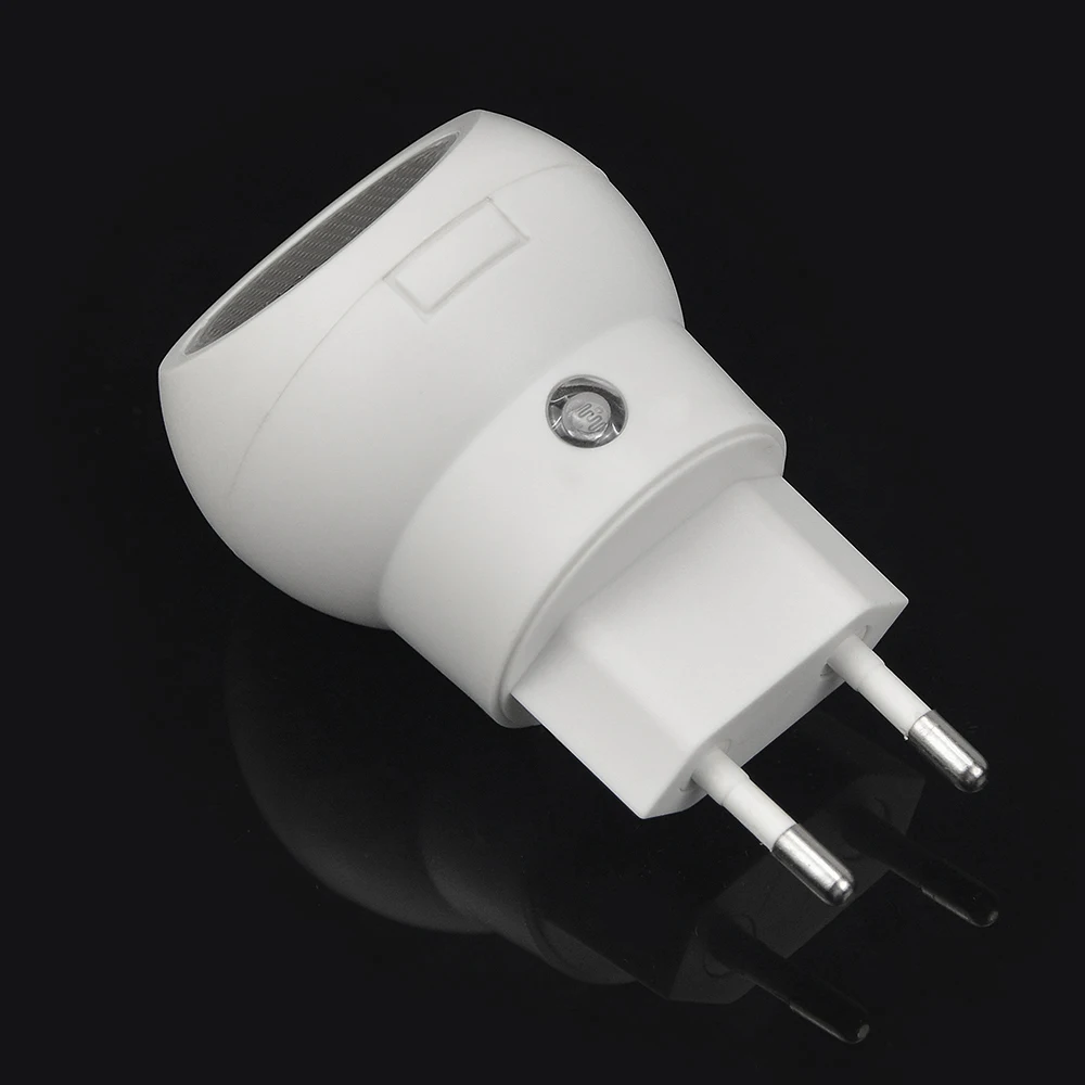 Лампы 110 в. 0.6w white led night light lamp (ac 110 240v / eu plug). rohs светодиодный ночник-светильник 360 rotating.