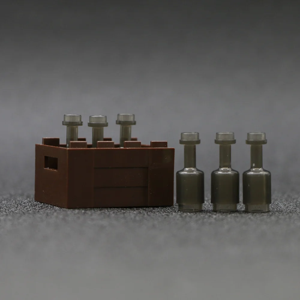 compatible legoed grey bottle