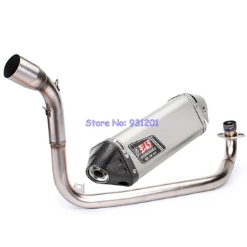 

M3 MSX125 Motorcycle Exhaust Full System for Honda Grom MSX 125 Link Mid Pipe Headers with Yoshimura Muffler Pipe Escape Moto
