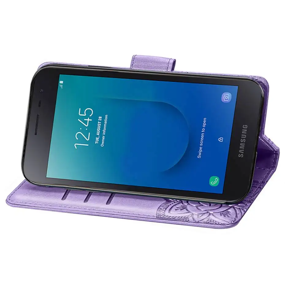 Чехол-книжка для samsung Galaxy J2 Core, чехол-кошелек, кожаный чехол для телефона, чехол для samsung J2 Core J260F J260 J 2 SM-J260F J2core