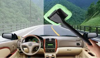

Foldable Car Windshield Brush Handy Washable Car Cleaning Products Car Cleaning Brush Long Handle Car Wash Brush ABS+Microfiber