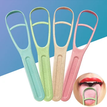 

Tongue Scraper Remove Bad Breath Tongue Coating Cleaner Fresh Breath Make Oral Mouth Hygiene Toothbrush Cleaner Tools 16*3.5cm