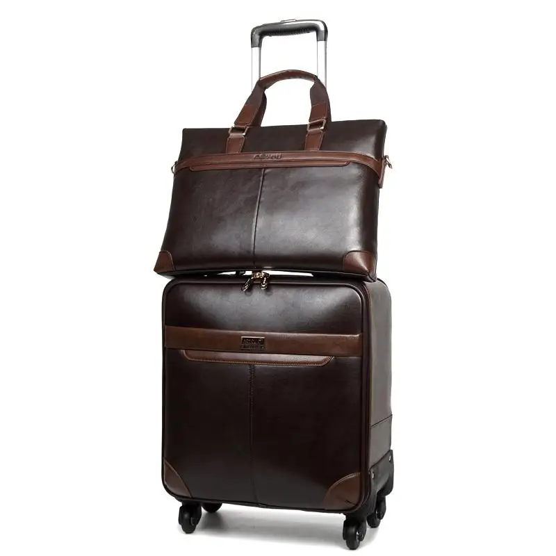 Men's Luxury Leather Luggage Sale