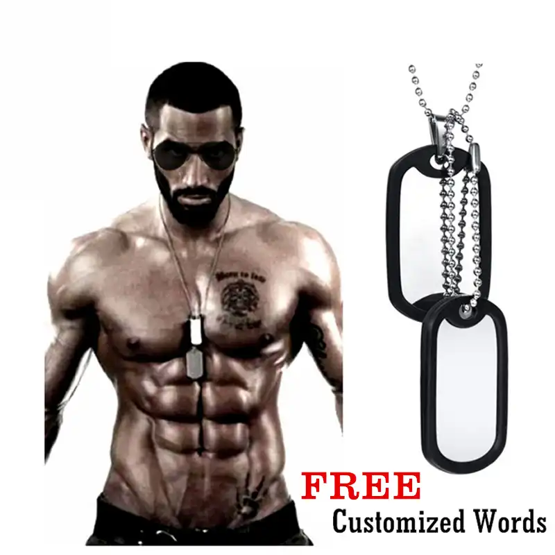 Tattoo Cool Dog Tags For Guys Custom Dog Tag For Men 2025