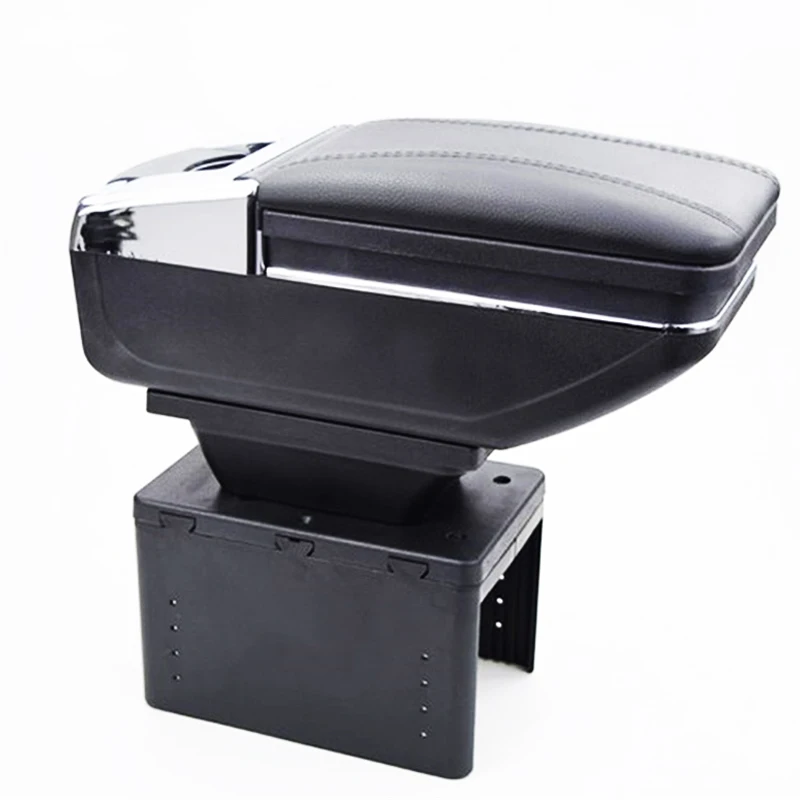

Universal PU Leather Car Central Container Armrest Box Car-Styling Central Store Content Box Cup Holder Accessories