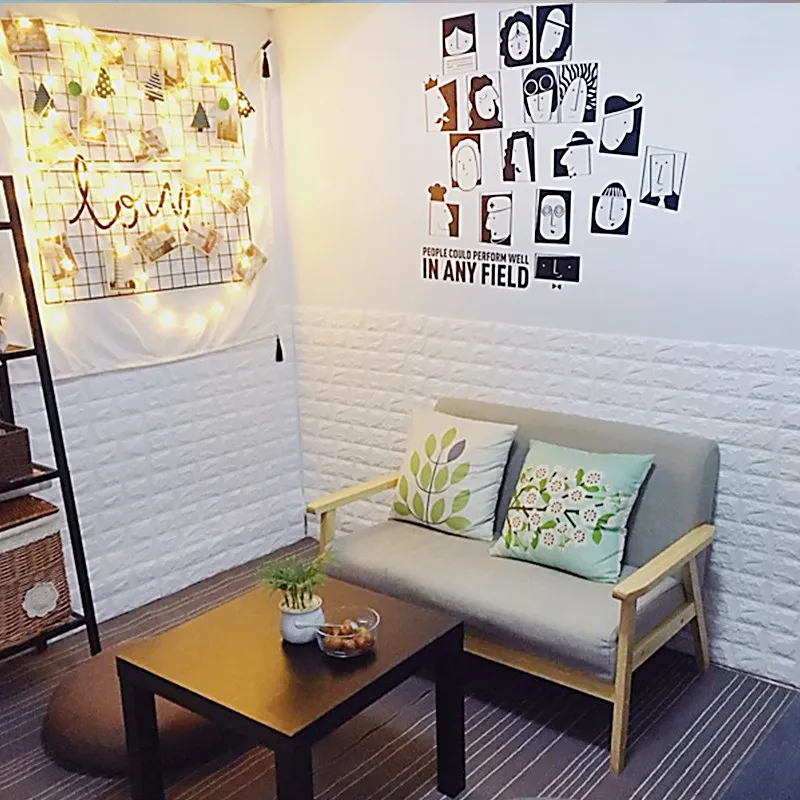 PE Foam DIY Self Adhensive 3D Wall Stickers Brick Waterproof Wallpaper Room Home Decor For Kids Bedroom Living Room Stickers PE Foam DIY Self Adhensive 3D Wall Stickers Brick Waterproof Wallpaper Room Home Decor For Kids Bedroom Living Room Stickers