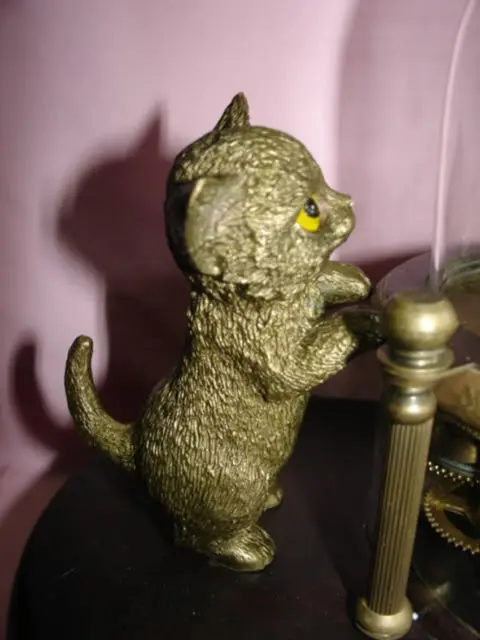 Часы для стеклянной машины с милым котом 7 5 #|clock with cat|clock cuteclock machine |