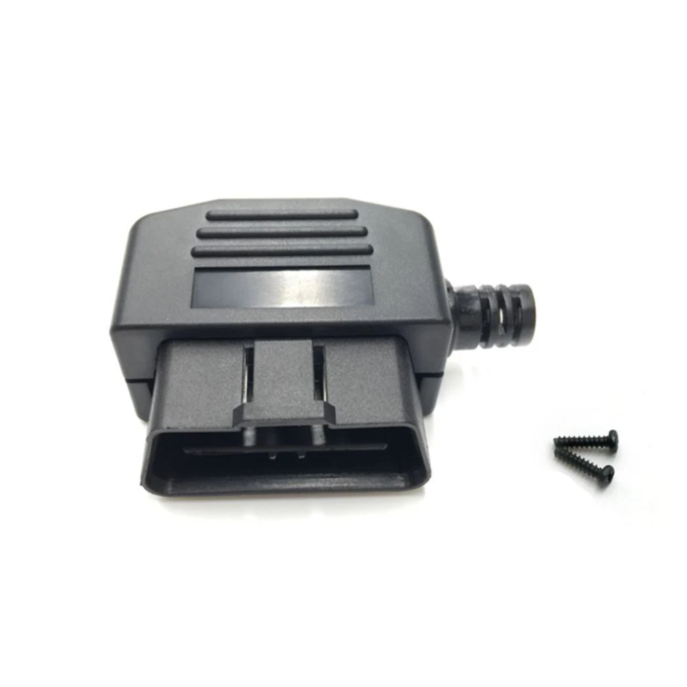 

16 Pin OBD II OBD 2 Diagnostic Male Terminal Connector Plug DIY Shell Adapter