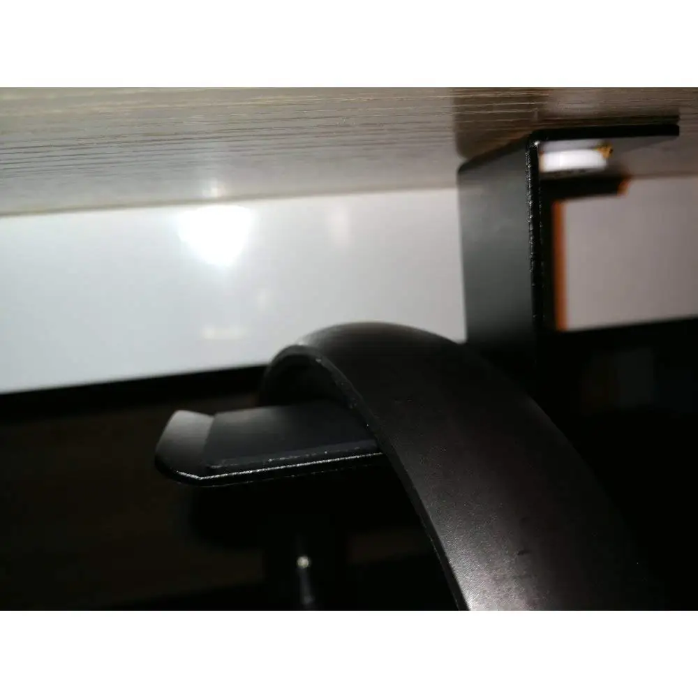 Under Desk Headphone Headset Mount Hanger Hook Holder XINME BLACK 360ROTATE 